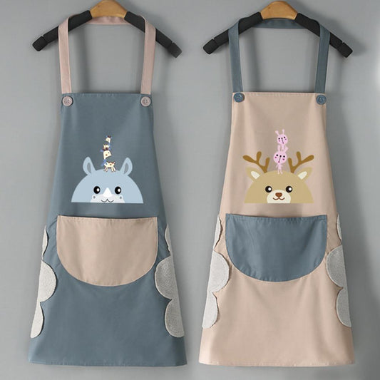 Kitchen Apron for Women -2 Piece - Waterproof